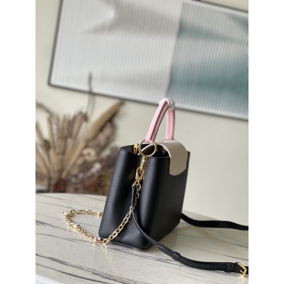 𝐋𝐎𝐔𝐈𝐒 𝐕𝐔𝐈𝐓𝐓𝐎𝐍 M22512 black color matching enamel floral chain