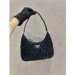 𝐏𝐑𝐀𝐃𝐀 nylon crinkle Hobo underarm bag
