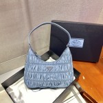 𝐏𝐑𝐀𝐃𝐀 nylon crinkle Hobo underarm bag