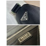 𝐏𝐑𝐀𝐃𝐀 Full leather large triangle bag 2VY007