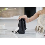 𝐂𝐇𝐀𝐍𝐄𝐋 Classic Flap France 🇫🇷 𝐇𝐇 𝐚𝐚𝐬 Original Caviar 🐂 Washed Tire Ox Medium 🐘 Dark Grey