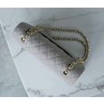 𝐂𝐇𝐀𝐍𝐄𝐋 Classic Flap France 🇫🇷 𝐇𝐇 𝐚𝐚𝐬 Original Caviar 🐂 Washed Tire Ox Medium 🐘 Dark Grey