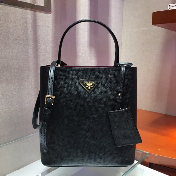 𝐏𝐑𝐀𝐃𝐀 Double handbag 1BA212