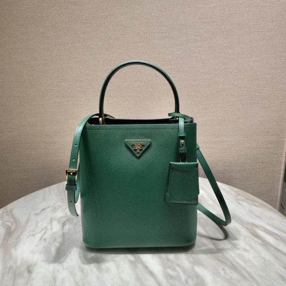 𝐏𝐑𝐀𝐃𝐀 Double handbag 1BA212