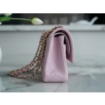 𝐂𝐇𝐀𝐍𝐄𝐋 Classic Flap France 🇫🇷 𝐇𝐇 𝐚𝐚𝐬 Original Caviar 🐂 Washed Tire Ox Medium 🐘Cherry Blossom Powder