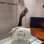 𝐏𝐑𝐀𝐃𝐀 Sidonie Saffiano leather handbag