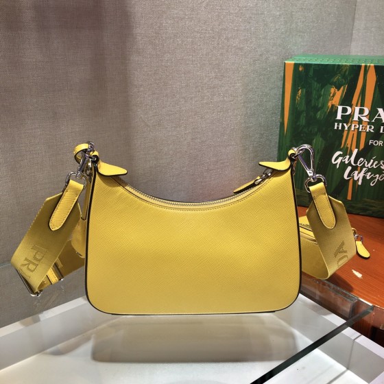 𝐏𝐑𝐀𝐃𝐀 Full leather 3-in-1 New 1BH204