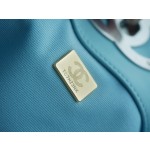 𝗖𝗛𝗔𝗡𝗘𝗟 𝟮𝟮𝗕 19𝑩𝑨𝑮 𝑻𝒐𝒕𝒆 Italy 🇮🇹 Level 1 [Box] Lambskin 🐑 Genuine Leather Blue