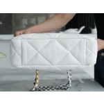 𝗖𝗛𝗔𝗡𝗘𝗟 𝟮𝟮𝗕 19𝑩𝑨𝑮 𝑻𝒐𝒕𝒆 Italy 🇮🇹 Level 1 [Box] Lambskin 🐑 Genuine Leather White