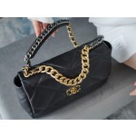 𝗖𝗛𝗔𝗡𝗘𝗟 ❶❾ 𝗕𝗔𝗚 Original lambskin series ❥ Genuine leather ❥ Medium ❥ Classic black