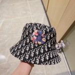 [DIOR Dior] 2023 spring and summer classic old flower fisherman hat