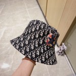 [DIOR Dior] 2023 spring and summer classic old flower fisherman hat