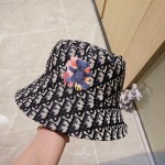 [DIOR Dior] 2023 spring and summer classic old flower fisherman hat