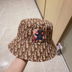 [DIOR Dior] 2023 spring and summer classic old flower fisherman hat