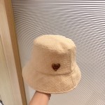 [DIOR Dior] 2023 spring and summer simple heart-shaped logo fisherman hat