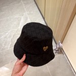 [DIOR Dior] 2023 spring and summer simple heart-shaped logo fisherman hat