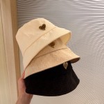 [DIOR Dior] 2023 spring and summer simple heart-shaped logo fisherman hat