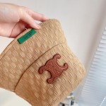 CELINE 2023 new Arc de Triomphe fisherman hat bucket hat