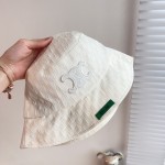 CELINE 2023 new Arc de Triomphe fisherman hat bucket hat