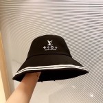 【LV】2023 New Color Matching Edge Big Brim Fisherman Hat