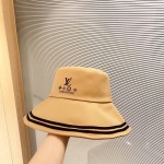 【LV】2023 New Color Matching Edge Big Brim Fisherman Hat