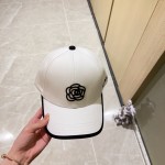 [CHANEL Chanel] 2023 new style embroidered baseball cap