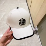 [CHANEL Chanel] 2023 new style embroidered baseball cap