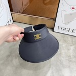 [Celine Celine] 2023 summer new ice silk sun visor empty top hat