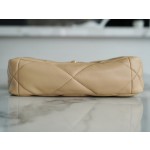 𝗖𝗛𝗔𝗡𝗘𝗟 ❶❾ 𝗕𝗔𝗚 Original lambskin series ❥ Genuine leather ❥ Small ❥ Apricot