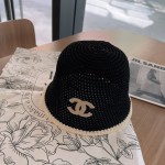 [Chanel Chanel] 2023 new hollow small fragrant wind fisherman hat