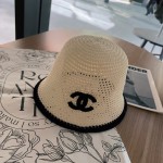 [Chanel Chanel] 2023 new hollow small fragrant wind fisherman hat