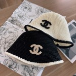 [Chanel Chanel] 2023 new hollow small fragrant wind fisherman hat