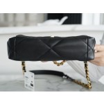 𝗖𝗛𝗔𝗡𝗘𝗟 ❶❾ 𝗕𝗔𝗚 Original Sheepskin Series ❥ Genuine Leather ❥ Small ❥ Classic Black