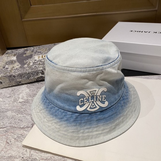 [Loewe Luo Yiwei] 2023 new denim old fisherman hat