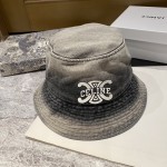 [Loewe Luo Yiwei] 2023 new denim old fisherman hat