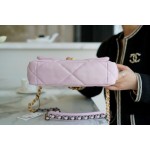 𝗖𝗛𝗔𝗡𝗘𝗟 ❶❾ 𝗕𝗔𝗚 Original lambskin series ❥ Genuine leather ❥ Small ❥ New color light pink for spring/summer 2021