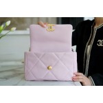 𝗖𝗛𝗔𝗡𝗘𝗟 ❶❾ 𝗕𝗔𝗚 Original lambskin series ❥ Genuine leather ❥ Small ❥ New color light pink for spring/summer 2021