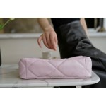 𝗖𝗛𝗔𝗡𝗘𝗟 ❶❾ 𝗕𝗔𝗚 Original lambskin series ❥ Genuine leather ❥ Medium ❥ New spring/summer color ☻ Cherry blossom pink