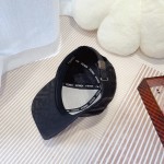 Fendi spring and summer new satin fabric double F presbyopia baseball cap