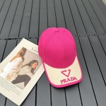 prada classic triangle logo baseball cap