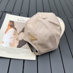 prada classic triangle logo baseball cap
