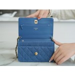 𝗖𝗛𝗔𝗡𝗘𝗟 𝑾𝒐𝒄 Fat Choi bag Original denim denim fabric 22𝐶 denim metal ball 𝗪𝗼𝗰