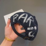 BALENCIAGA-bb printing baseball cap