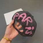 BALENCIAGA-bb printing baseball cap