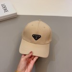 Prada hipster favorite triangle logo baseball cap