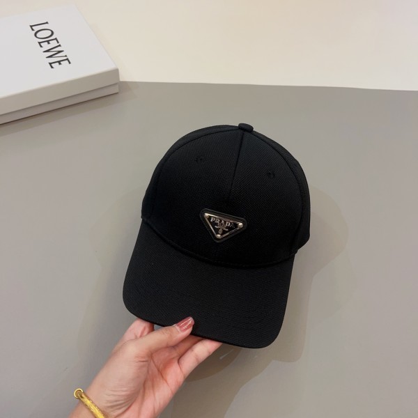 Prada hipster favorite triangle logo baseball cap