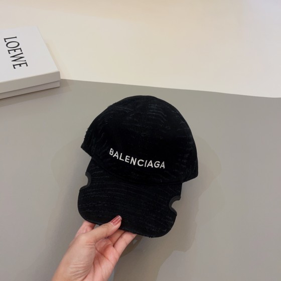 Balenciaga Vintage Wash Distressed Baseball Cap