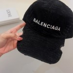 Balenciaga Vintage Wash Distressed Baseball Cap