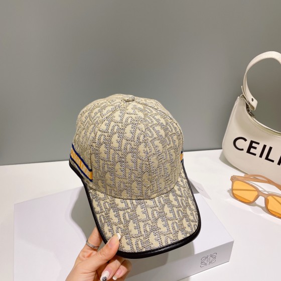 Dior (Dior) new original single embroidery baseball cap