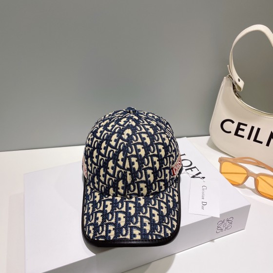 Dior (Dior) new original single embroidery baseball cap